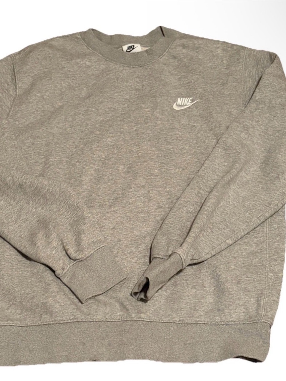 Nike Light Grey Men’s Crewneck Sweatshirt